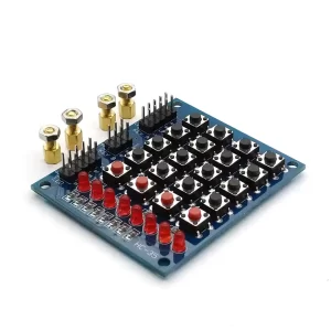 4X4 keypad - Arduino 4X4 ledli tuştakımı